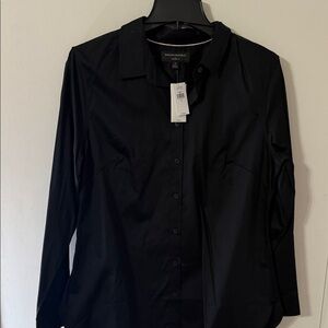 Banana Republic Classic Black Long Sleeve Shirt